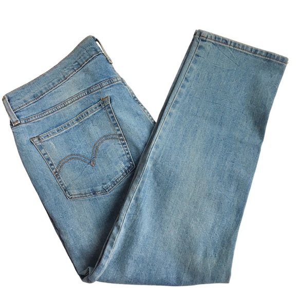 Levi’s Boyfriend Distressed Light Wash Denim Jeans Size 30 - Picture 16 of 17